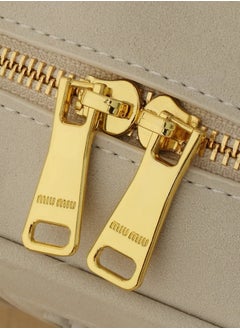 Miu Miu Arcadie padded suede top-handle bag  - Image 5