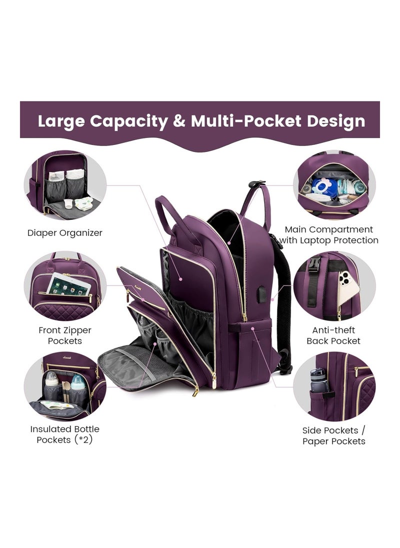 Lovevook Diaper Bag Backpack With Changing Pad  - Image 3