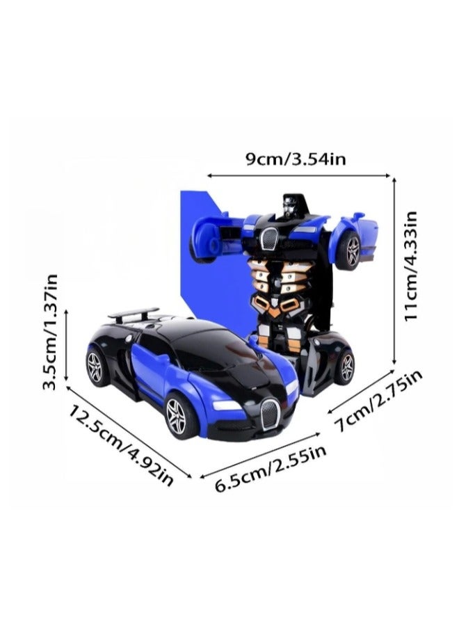 ShebSheb Transform Robot Car,Deformation Sports Car Robot Toy for Boys Girls Kids Children - Image 5