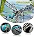 Loyratche Mechanical Dragonfly Building Blocks for Adults Compatible with Lego Insect Animal World Model with Light Display Stand Educational STEM Toys for Teens Home or Office Dcor 866PCS - Image 4