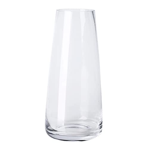 Aoderun Glass Vase for Flowers Modern Vases Home Decor Unique Flower Vase for Bouquet 87 Centerpiece Vase Decor RoomBedroomLiving RoomLibraryOfficeTableEntrywayModern FarmhouseClear
