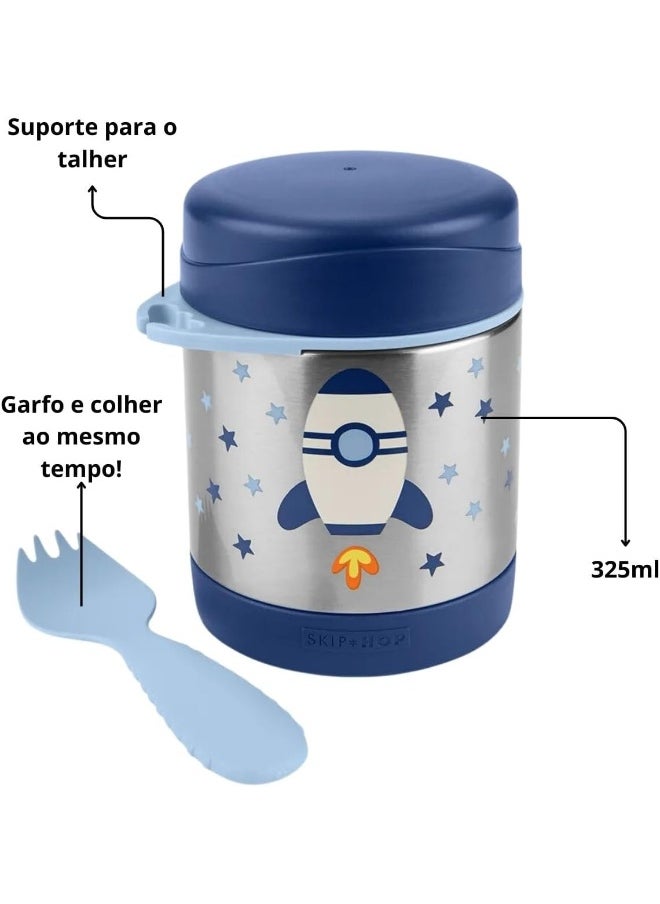 Skip Hop Skip Hop Spark Style Insulated Food Jar - Rocket  - Image 4