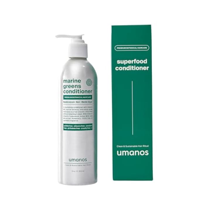 umanos Eco-Friendly Superfood Conditioner, Salon Quality Performance, Good for All Hair Types, Toxin Free, Natural Fragrance, 10 oz - Image 1