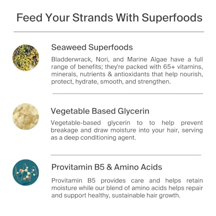umanos Eco-Friendly Superfood Conditioner, Salon Quality Performance, Good for All Hair Types, Toxin Free, Natural Fragrance, 10 oz - Image 5