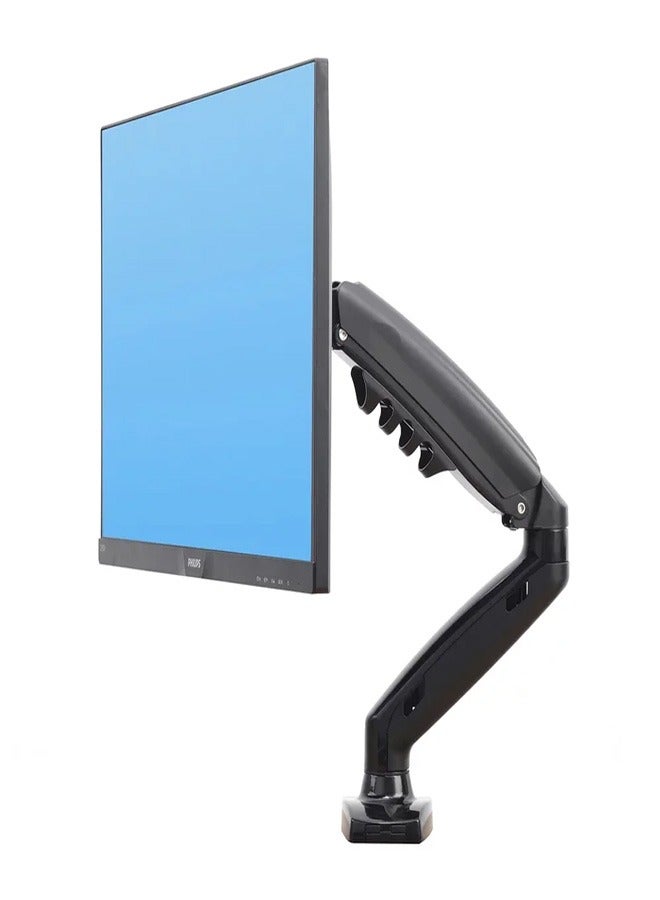 Skill Tech SH F80 Desk Mount Stand Full Motion Swivel Monitor Arm With Gas Spring For Most 17"-30" Screens, Max VESA 100x100, Max Load Capacity 9 Kg - Image 2