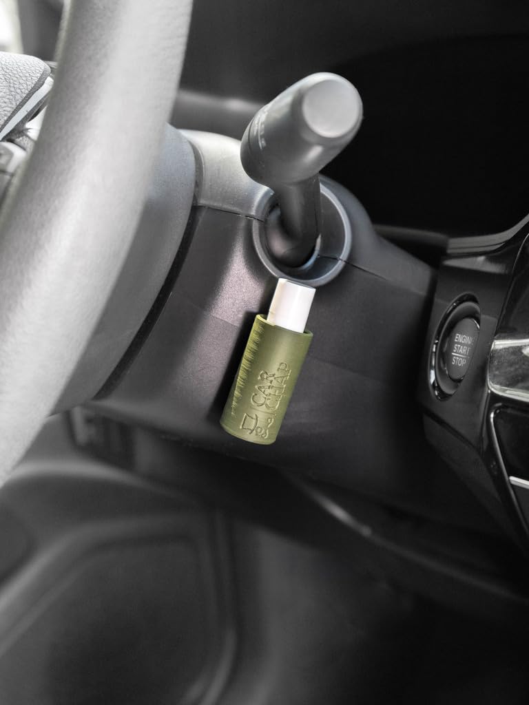 Car Chap CarChap Car Lip Balm Holder [THE ORIGINAL], Lip Gloss Holder for Car, Mess Free in the Heat, Featured in Car and Driver. USA Made, Patent Pending. Interior Car Accessories for Women, Men [NAVY BLUE] - Image 3