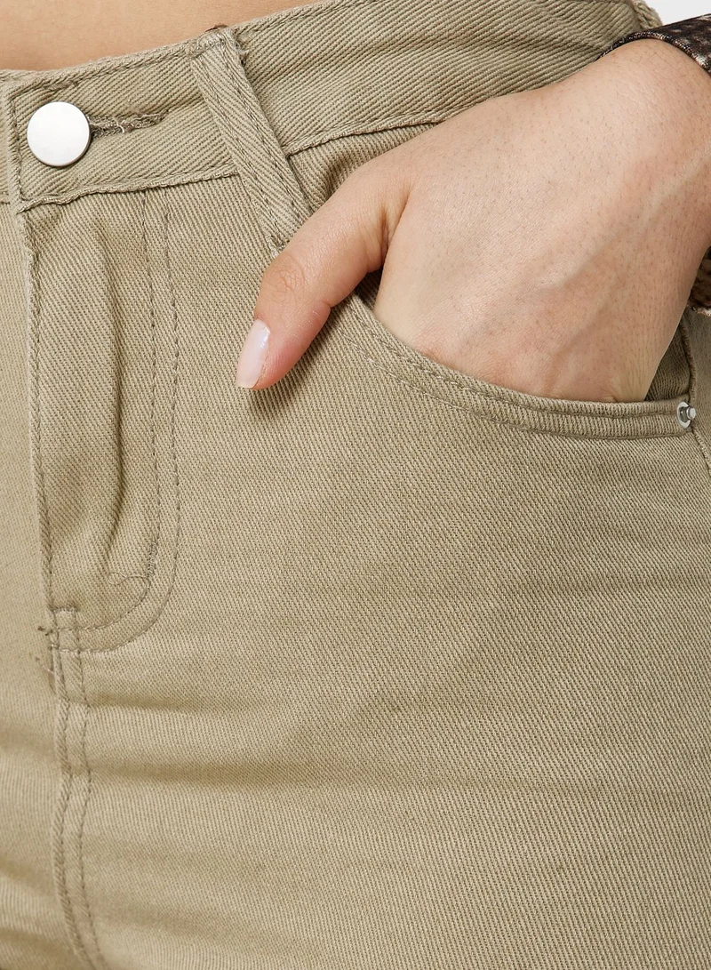 Ginger High Waist Garment Dye Jeans