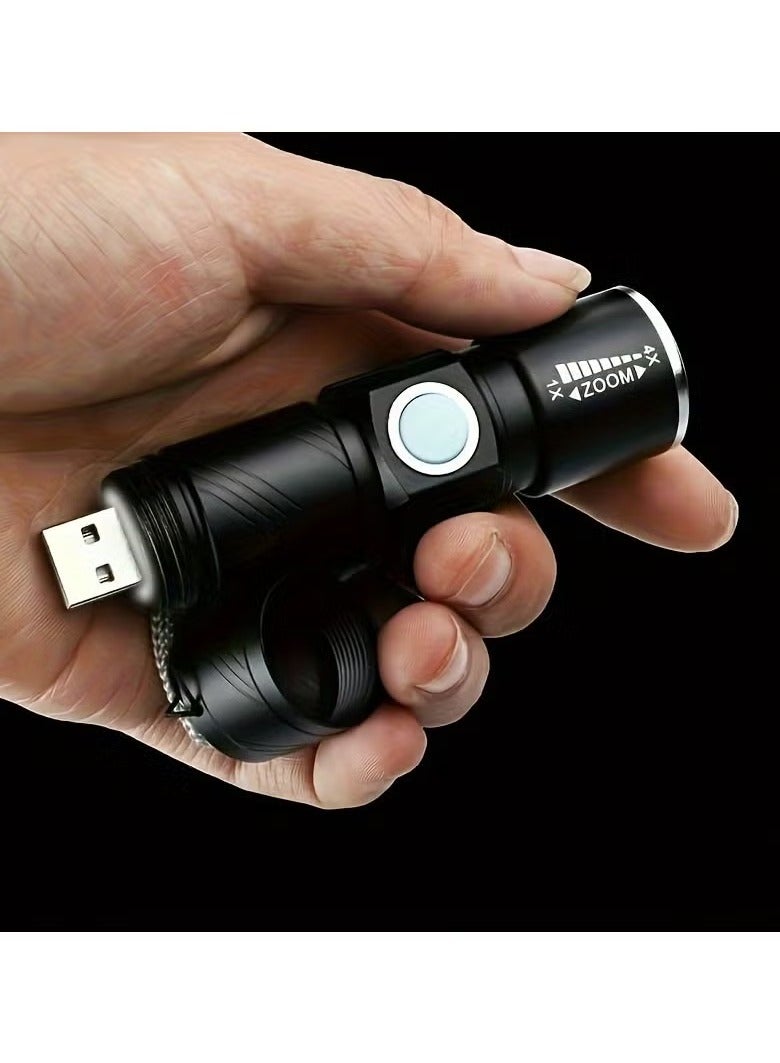 Rechargeable Zoomable UV Flashlight Black Light 395nm, UV Flashlight Detector for Pet Urine Stains, Resin Curing.  - Image 5