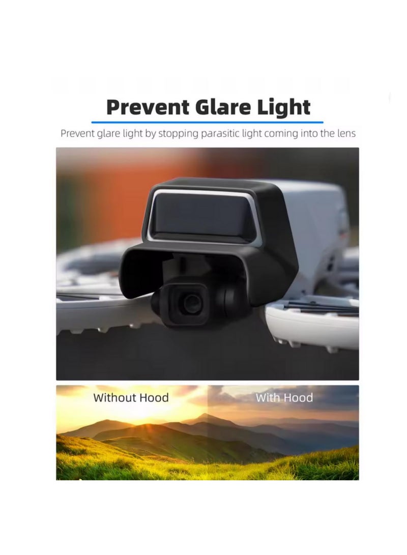 1pcs Lens Cover For DJI Flip Quick Release SunShade Gimbal Protective Hood Anti Glare Light Prevent Anti Scratch Lens Protector Cap Drone Accessories - Image 3