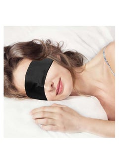 Y&D Eye Mask, Cover Eyeshade Sleep Mask Natural Silk Soft Satin Pressure Free for A Full Night Sleeping Nap Ideal Gift Women 2 PCS  - Image 2