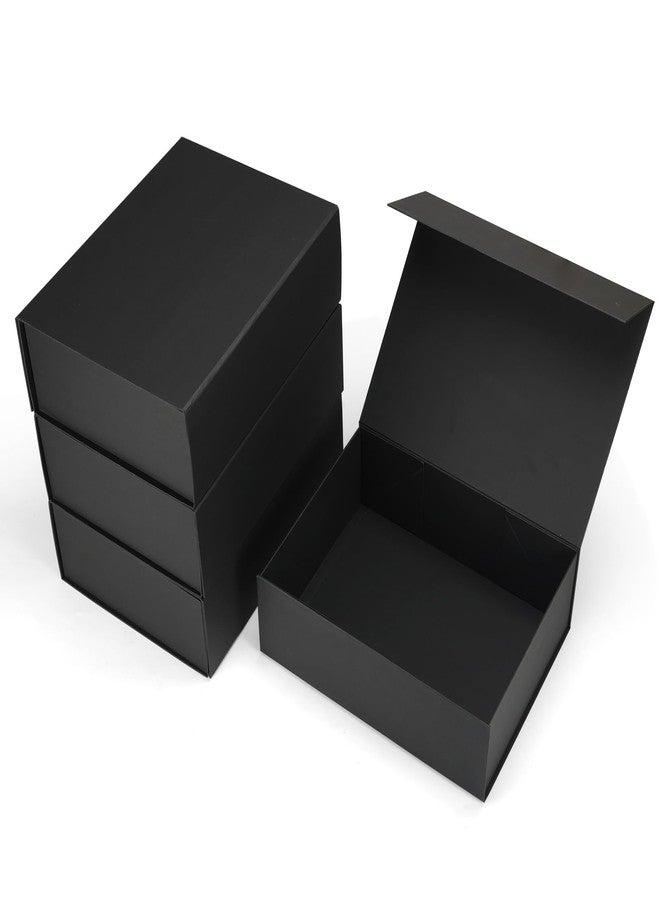 Ditwis 4 Pack 12x9x4 Black Magnetic Gift Box - Image 1