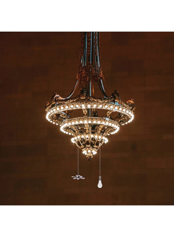 Iceyyyy Bronze Ceiling Fan Pull Chain Set Including 4Pcs Beaded Ball Fan Pull Chain Pendant, Extra 8Pcs Beaded and Pull Loop Connectors, 2Pcs 35.4 inches Fan Pull Chain Extension - Image 5