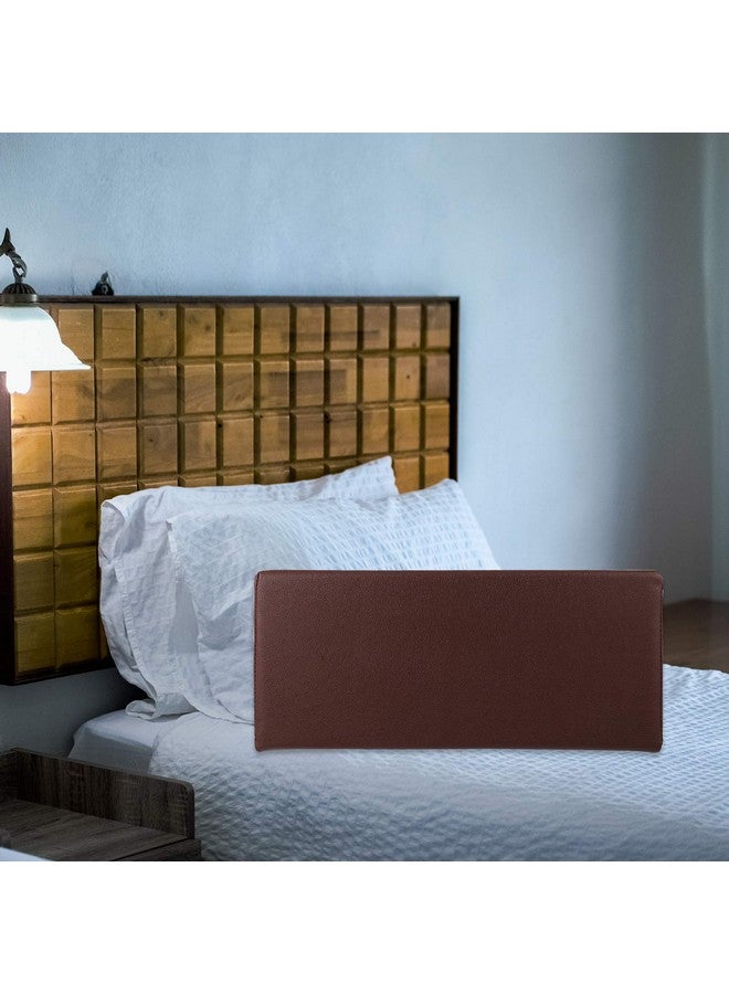 HEALLILY Massage Bolster Pillow Cushion For Massage Tables Leather Square Pillow Cushion Beauty Salon Spa Head Rest Cushion Brown - Image 4