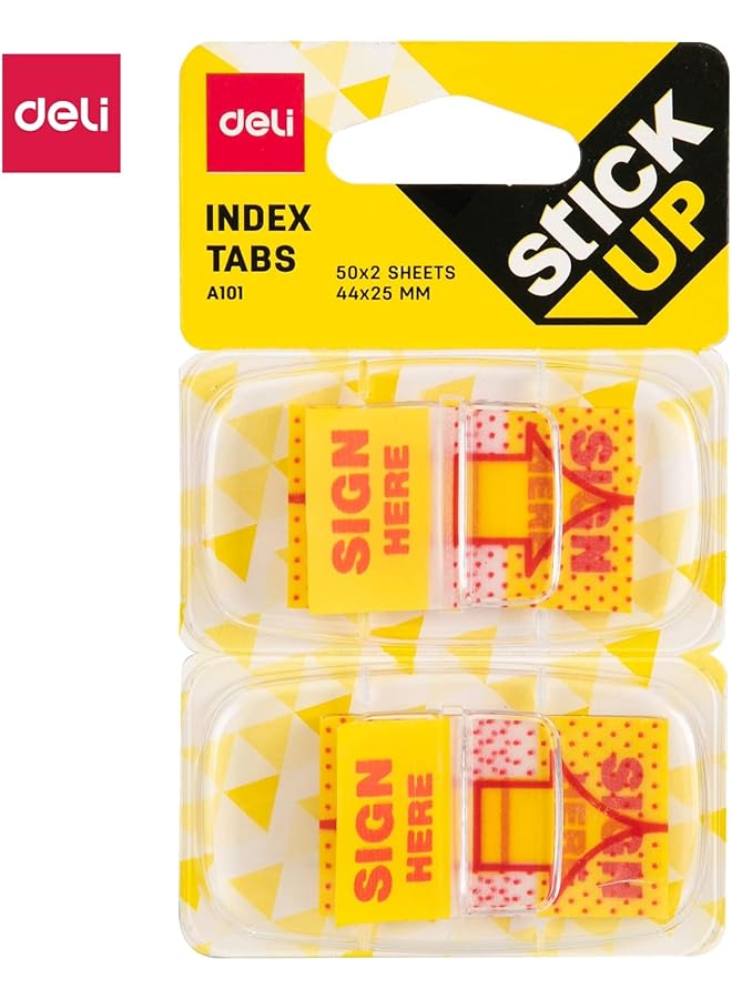 Deli Ea10101 Index Tabs Sign Here - Image 3