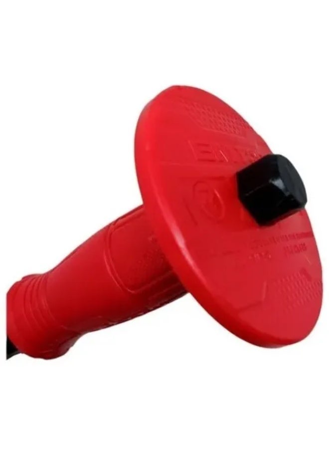 EMTOP Hand Chisel, 12 in (300 mm), with rubber grip, designed for precision nail driving and removal in construction and carpentry work. - Image 2