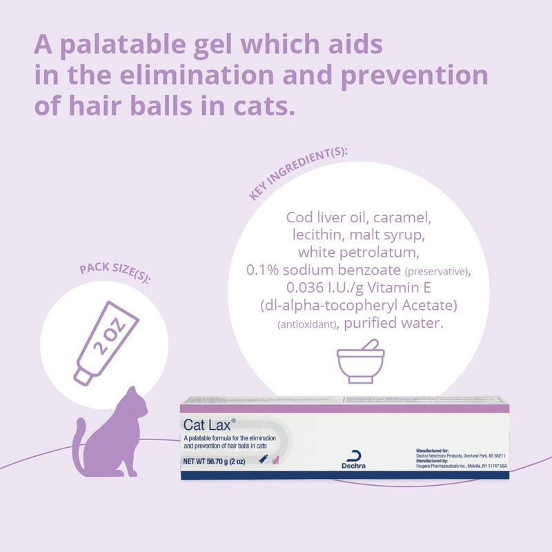 Dechra CatLax for Hairball Elimination and Prevention in Cats, 2 oz - Image 3