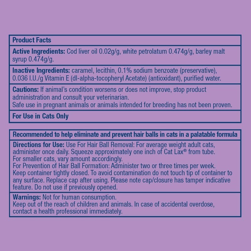 Dechra CatLax for Hairball Elimination and Prevention in Cats, 2 oz - Image 2