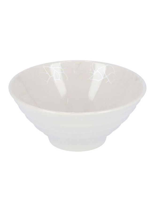 Royalford Melamine Bowl White Pearl 5inch - Image 1