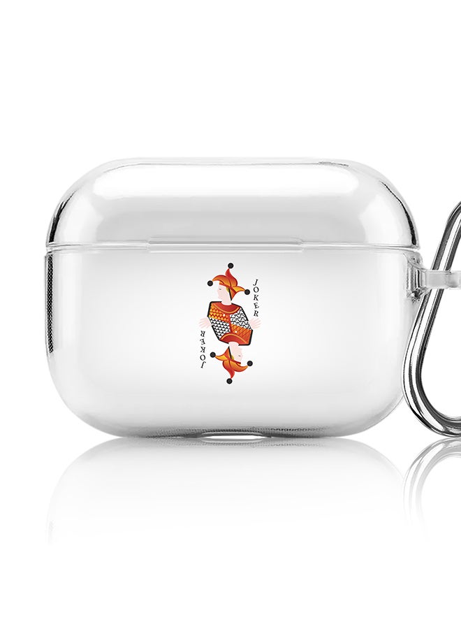 Stylizedd Classic Clear printed Case for Apple AirPods Pro 2nd Generation Thin Transparent Cover [Designed for Apple AirPods Pro 2nd Generation] - Joker - Image 1