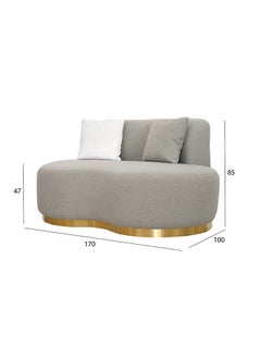 ROYAL FURNITURE Solero sofa set 7 seater 207X100X85 cm grey/beige  - Image 5