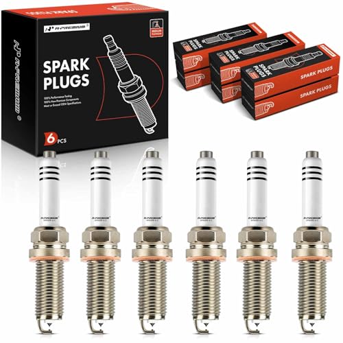 A-Premium Iridium Platinum Spark Plugs V6 3.0L 3.5L Compatible with Mercedes-Benz C300, C350, C400, C43, C450, E300, E350, E400, E43 AMG, S450, S550e, S560e, GLE350, GL450, GLC43, GLS450, SL400, ML350 - Image 1
