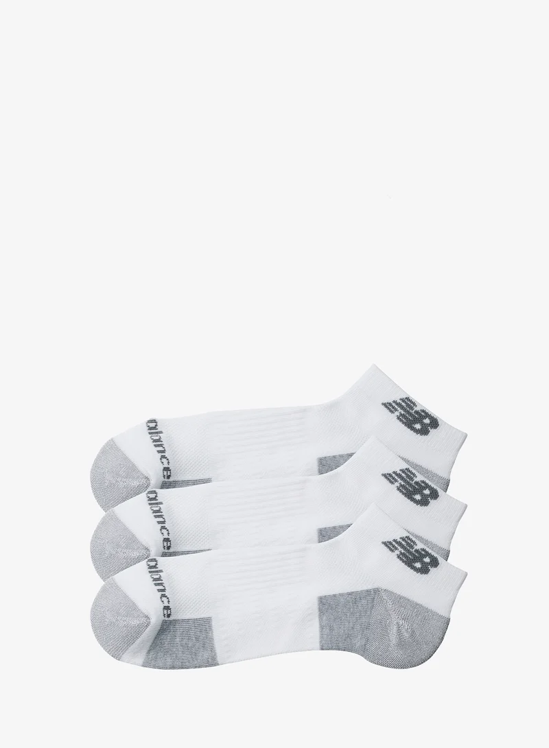 New Balance 3 Pack Performance Cushioned Lowcut Socks