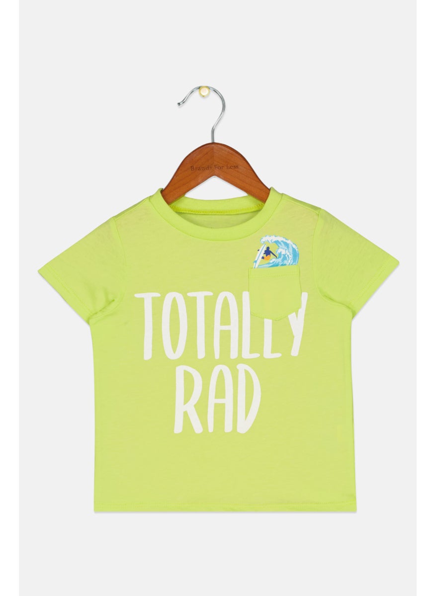 Toddlers Boy Crew Neck Short Sleeve Graphic Print T-Shirt, Lime Combo - pzsku/ZABF603E23E33254AC8E3Z/45/_/1725546775/dc7508b0-ecdd-4b29-b478-f8a0697a20b5