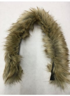 Karan Tuhafiye Karan Haberdashery Hood Fur Camel Color  - Image 1