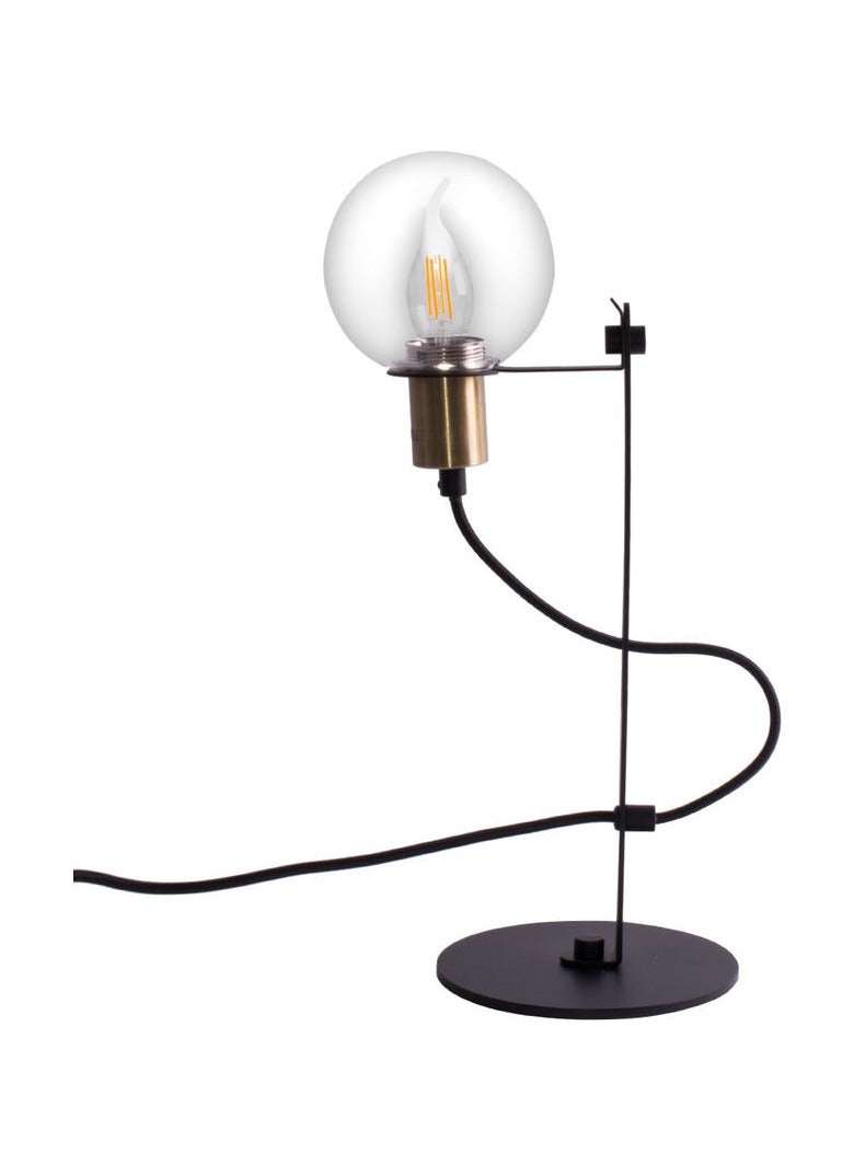 Trio Leuchten Nacho Table Lamp, Metal, Black Matt Bronze - Image 3