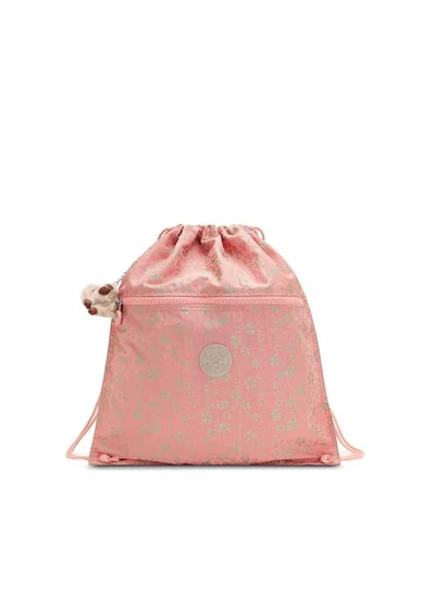 kipling Supertaboo Medium backpack (with drawstring) Sweet MetFloral