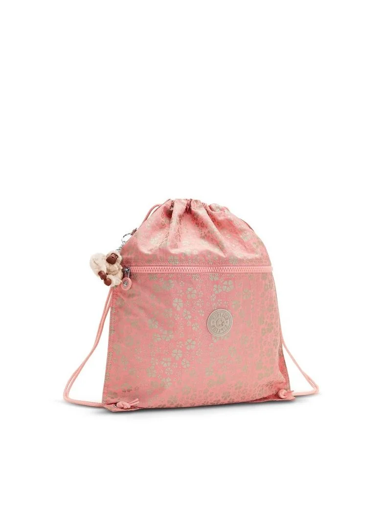كيبلينغ Supertaboo Medium backpack (with drawstring) Sweet MetFloral