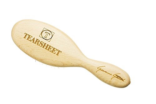 Tearsheet Luxury Boar Bristle Hair Styling Brush - Detangle, Smooth, & Shine for Healthy Hair - Perfect for Extensions, Updos, Blowdrying, & Frizz-Free Styling - Real Wood & Boar Bristles for Glossy Results - Image 3