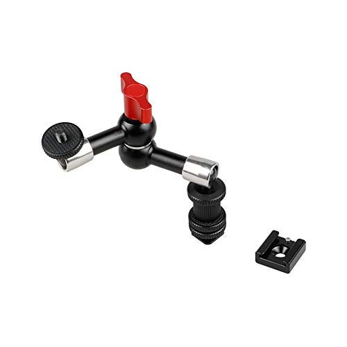 CAMVATE 7" Articulating Magic Arm + 1/4" Cold Hot Shot Mount for Camera LED Light Monitor - 1088 - Image 1