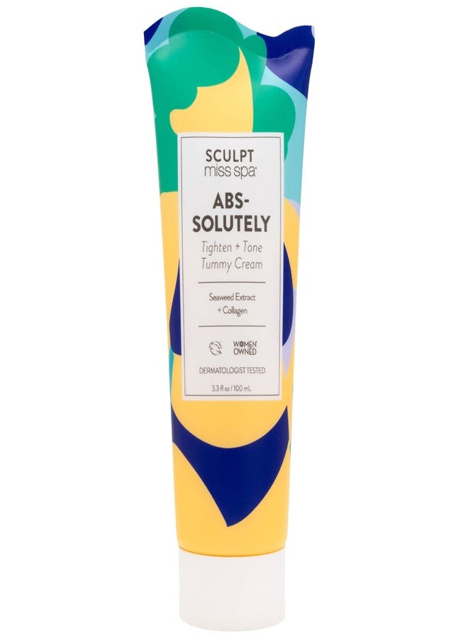 MISS SPA Tighten Tone Tummy Cream, Collagen Body Cream, Anti Aging Firming Tummy Cream, Helps Firm and Tone Abdominal Area, Body Lotion, 3.3 fL oz - Image 1