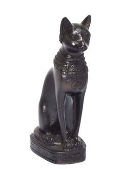 immatgar pharaonic Decorative Egyptian Cat Bastet Statue ancient Egyptian souvenirs gifts handmade Home decor Sculptures (Shape1 - Black - 13.5 CM Long) - pzsku/ZABF64681D76B51F3F72CZ/45/_/1724883229/5c2782ae-640a-42af-b5a2-a416b09cf391