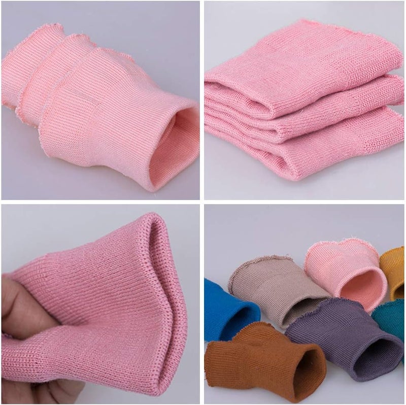 Tong Gu Cotton Stretch Knit Rib Cuff Trim Triming Fabric Sweater Jacket Sewing DIY (1 Pair, Black) - Image 5