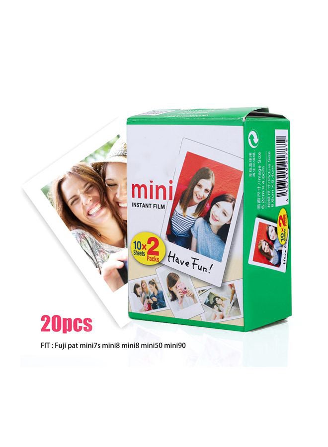 FUJIFILM 20-Piece Instax Mini Photo Paper White - Image 3