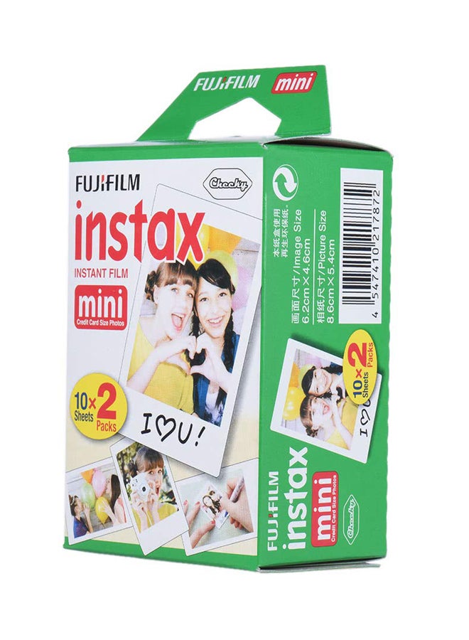FUJIFILM 20-Piece Instax Mini Photo Paper White - Image 5