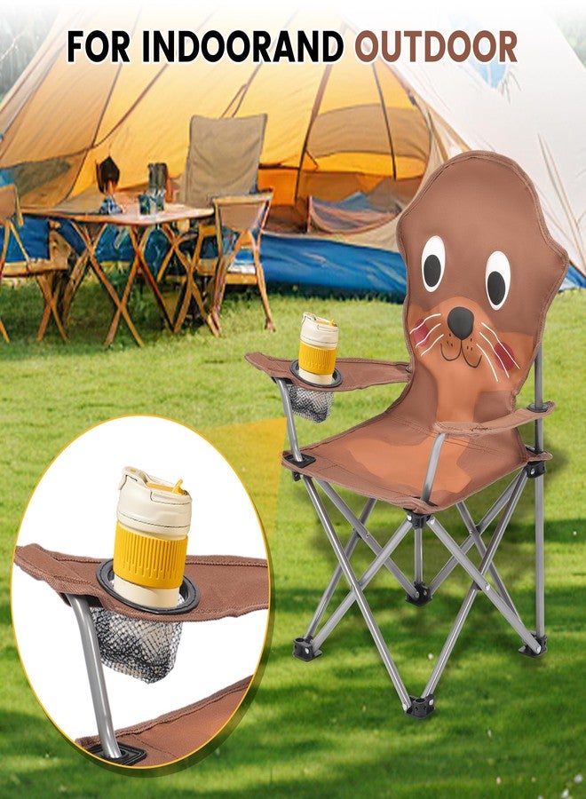 XMT Kids Camping Chair (Brown) - Image 5