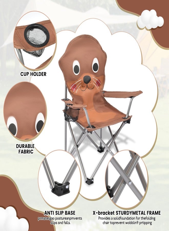 XMT Kids Camping Chair (Brown) - Image 3