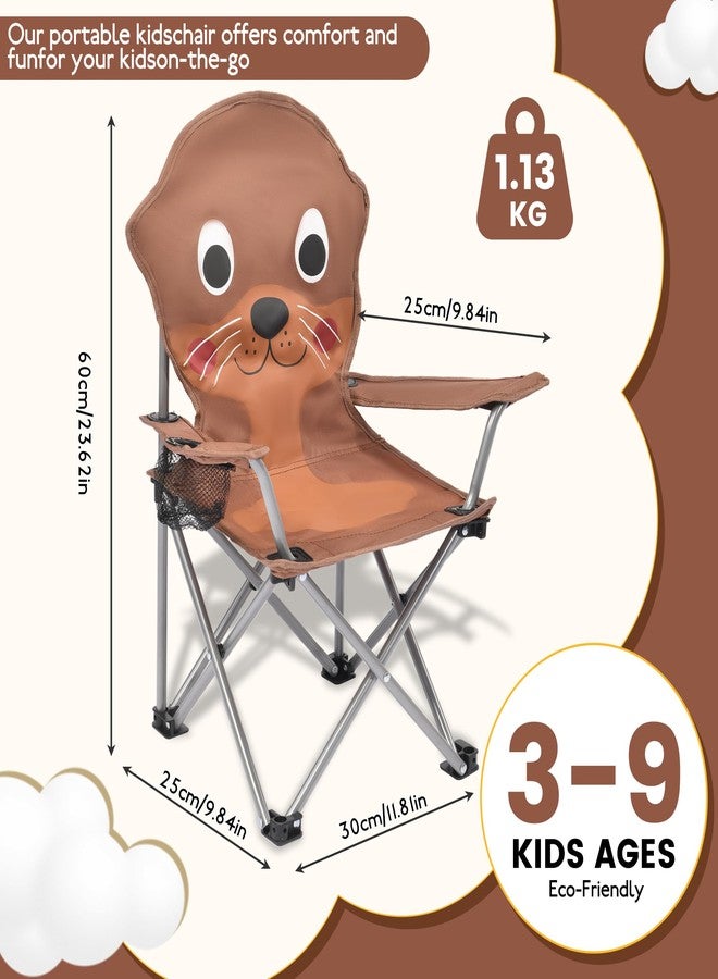 XMT Kids Camping Chair (Brown) - Image 4