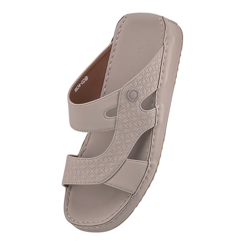 AET A E T Handmade Arabic Sandals For Men | Outdoor Mens Slippers | Genuine PU Leather With Buckle - Image 3