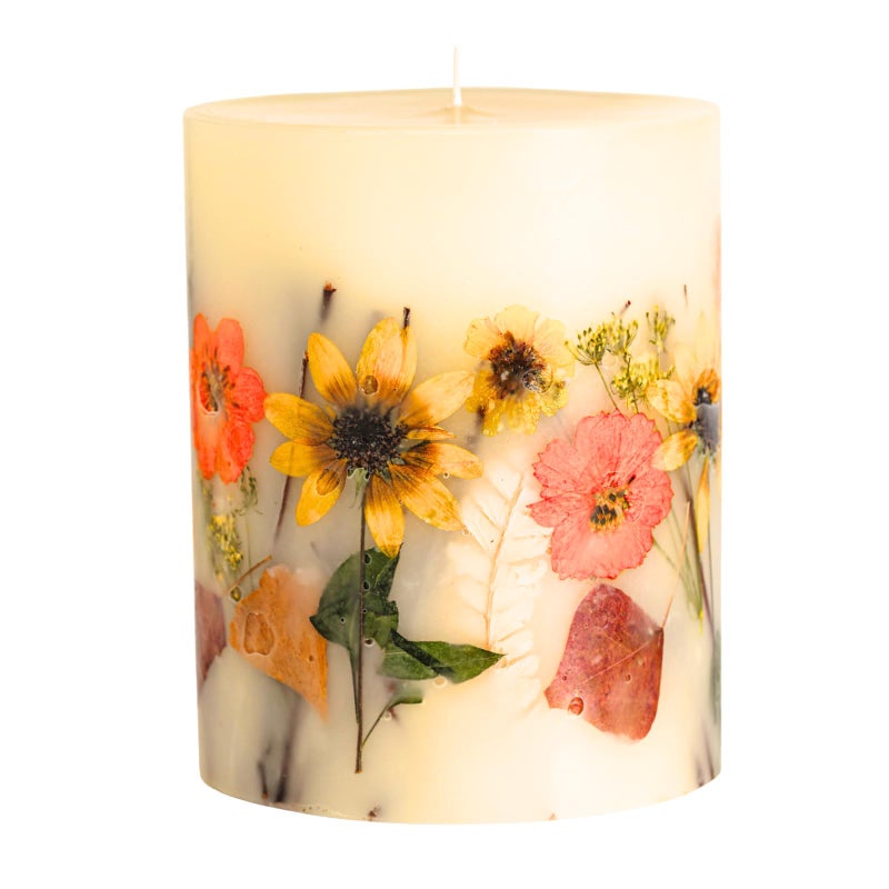 Rosy Rings Rosy Rings Medium Round Botanical Candle  Honey Tobacco 
