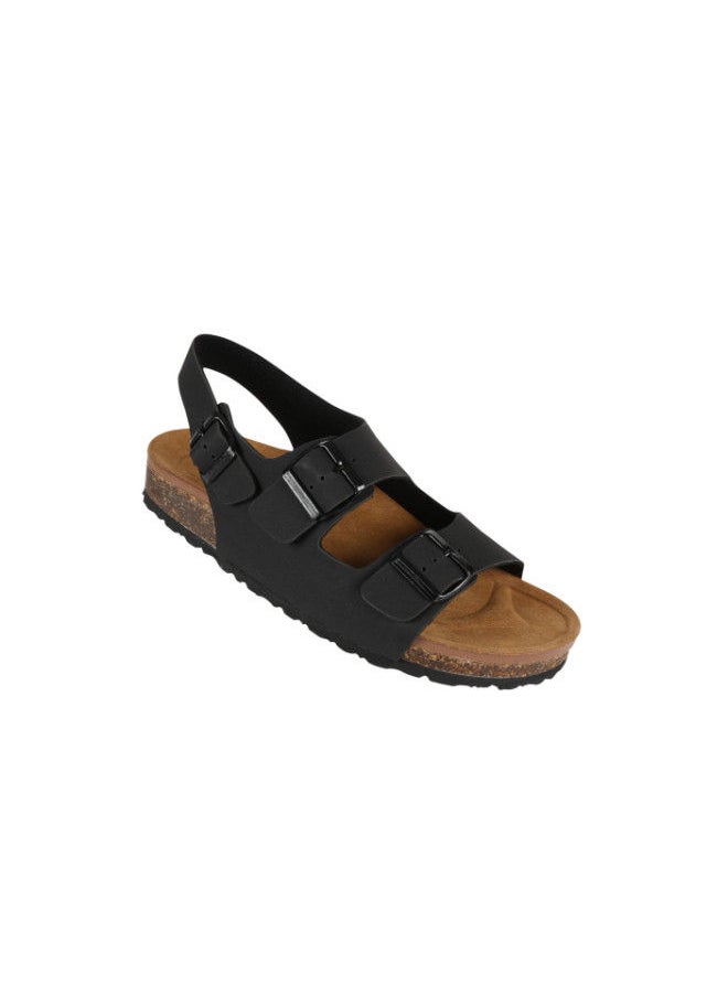 BiOCHIC - Biochic Mens Back Strap Sandal 012-399 39910-Black - Image 1