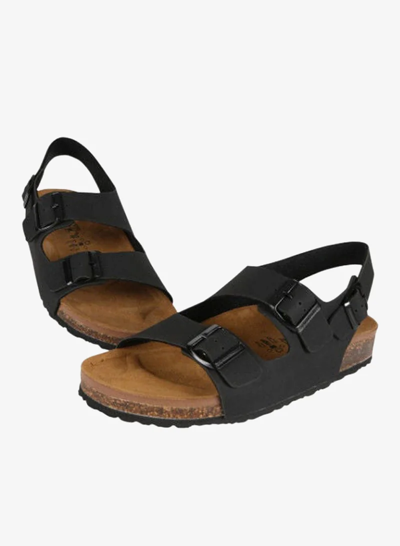 BiOCHIC Biochic Mens Back Strap Sandal 012-399 39910-Black