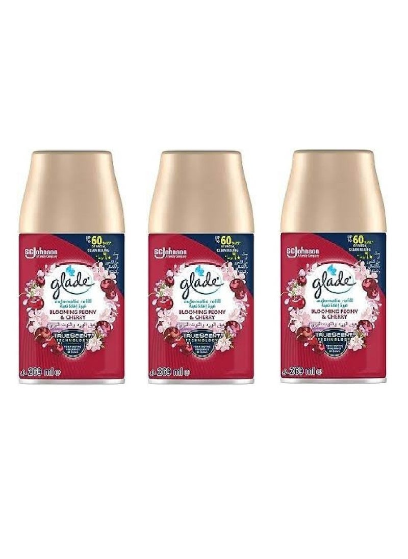 Glade Glade Automatic Air Freshener with 3 269ml Refills, Rose & Wildberry Scent  - Image 1