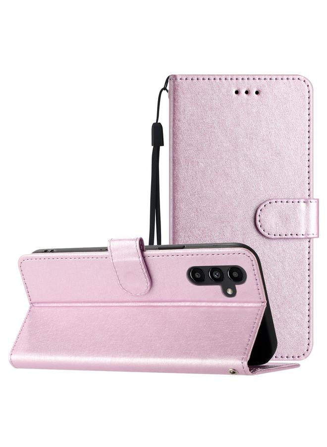 erorex Case For Samsung Galaxy A26 5G Silk Texture Horizontal Flip Leather Phone Case - Image 1