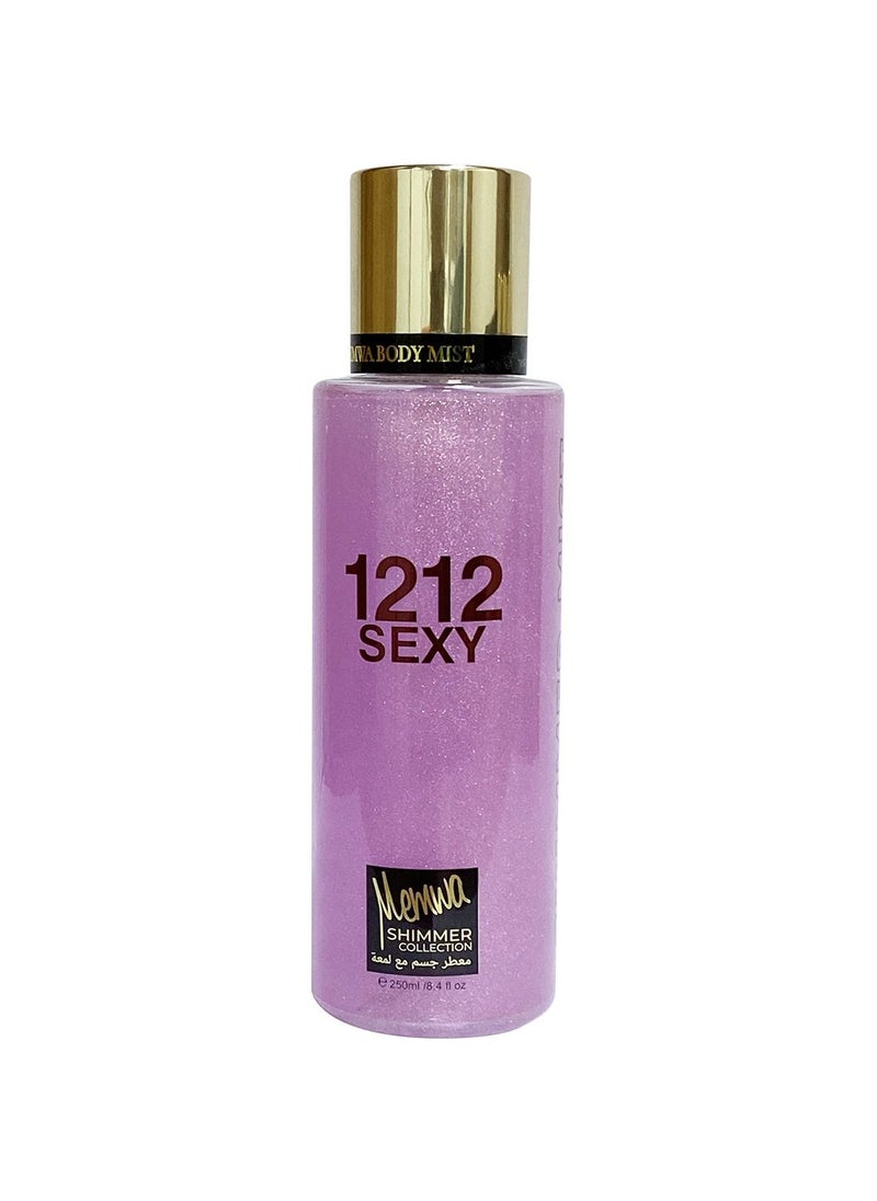 Memwa رذاذ ميموا شيمر 250 مل - 1212 S**y 