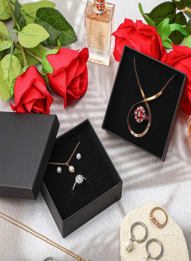 Batiyeer 36 Pcs Cardboard Jewelry Gift Boxes Jewelry Boxes Packaging Small Earring Gift Box with Lids for Necklace Ring(Black,3.5 x 3.5 x 1.2 Inch - Image 5