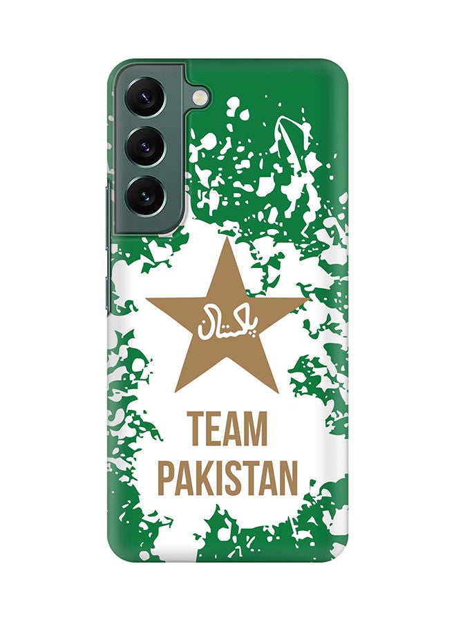 Stylizedd Case for Samsung Galaxy S22+ 5G Slim Snap Classic Series Shield Matte Finish Print - Team Pakistan - Image 1